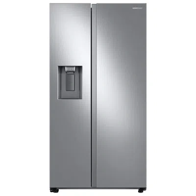 Samsung 27.4 Cu. Ft. Large Capacity Side-by-side Refrigerator In Stainless Steel