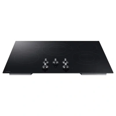 Samsung 30" Electric Energy Star Certified Cooktop With Illuminated Knobs And Wi-fi In Black