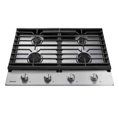 Samsung 30'' Gas Cooktop With 4 Burners In Stainless Steel