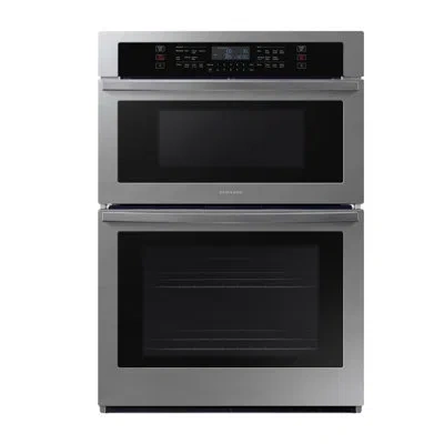 Samsung 30" Microwave Combination Wall Oven In Stainless Steel