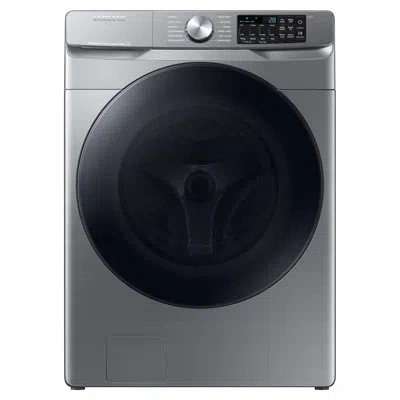 Samsung 4.5 Cu. Ft. Large Capacity Smart Front Load Washer With Super Speed Wash In Platinum