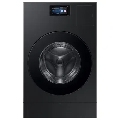 Samsung 5.3 Cu Ft. Bespoke Ai Vented Laundry Combo All-in-one Ultra Capacity Washer And Electric Dryer With  In Brushed Black