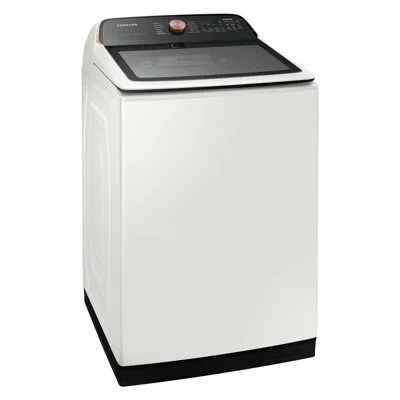Samsung 5.5 Cu. Ft. Extra-large Capacity Smart Top Load Washer With Auto Dispense System In Ivory