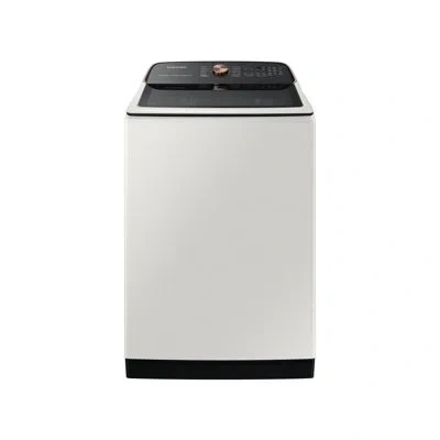 Samsung 5.5 Cu. Ft. Extra-large Capacity Smart Top Load Washer With Super Speed Wash In Ivory