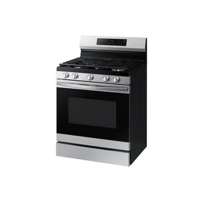 Samsung 6.0 Cu. Ft. Smart Freestanding Gas Range With Integrated Griddle In Stainless Steel