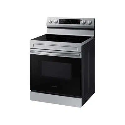 Samsung 6.3 Cu. Ft. Smart Freestanding Electric Range With Rapid Boil™ & Self Clean In Stainless Steel