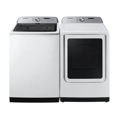 Samsung 7.4 Cu. Ft. Smart Dryer With Steam Sanitize+ In White