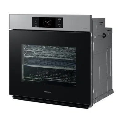 Samsung Bespoke 30" Single Wall Oven With Ai Pro Cooking™ Camera In Stainless Steel