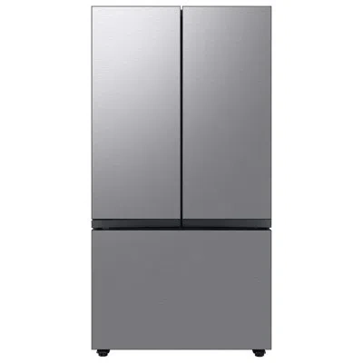 Samsung Bespoke 3-door French Door Refrigerator With Beverage Center In Stainless Steel