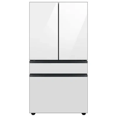 Samsung Bespoke 4-door French Door Refrigerator (23 Cu. Ft.) With Beverage Center™ In White Glass