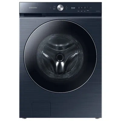 Samsung Bespoke 5.3 Cu. Ft. Ultra Capacity Front Load Washer With Ai Optiwash™ And Auto Dispense In Brushed Navy
