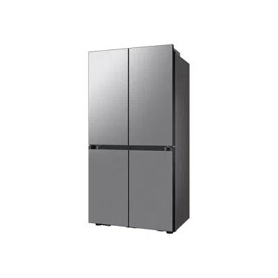 Samsung Bespoke Counter Depth 4-door French Door Refrigerator 23 Cu. Ft. In Stainless With Ai Hybrid Cooling In Fingerprint Resistant Stainless Steel