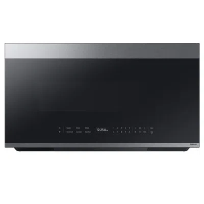 Samsung Bespoke Over-the-range Microwave 2.1 Cu. Ft. With Auto Dimming Glass Touch Controls In Stainless Steel