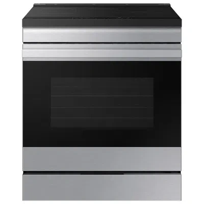 Samsung Bespoke Smart Slide-in Induction Range 6.3 Cu. Ft. With Ambient Edge Lighting In Stainless Steel
