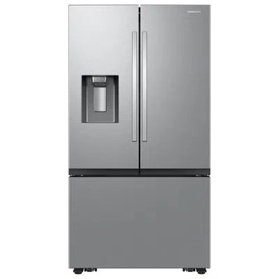 Samsung Stainless Steel Kitchen Package With  26 Cu. Ft. Mega Capacity Counter Depth 3-door French Do In Stainless Steel,stainless Steel