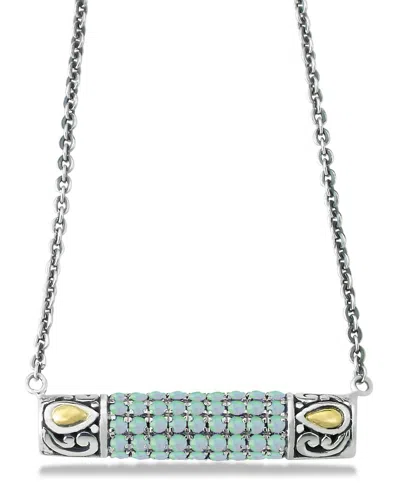 Samuel B. 18k & Silver 0.54 Ct. Tw. Opal Necklace