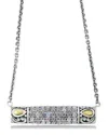 Samuel B. 18k & Silver 0.54 Ct. Tw. Rainbow Moonstone Necklace