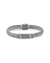 Samuel B. 18k & Silver 0.75 Ct. Tw. Blue Sapphire Bracelet