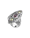 Samuel B. 18k & Silver 0.95 Ct. Tw. Garnet Ring