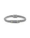 Samuel B. 18k & Silver 0.75 Ct. Tw. Blue Sapphire Bracelet