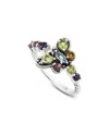 Samuel B. Multistone Butterfly Ring
