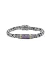 Samuel B. 18k & Silver 1.18 Ct. Tw. Pink Sapphire Bracelet