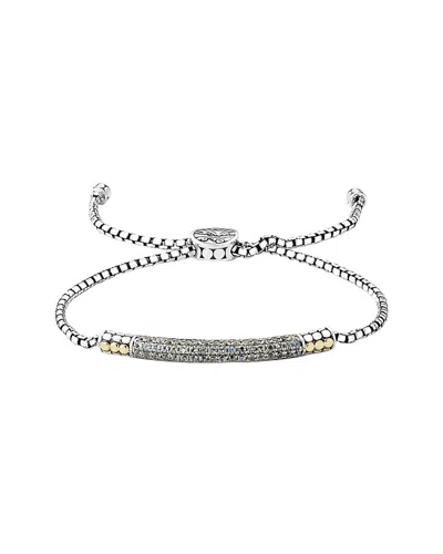 Samuel B. 18k & Silver 1.41 Ct. Tw. Moonstone Bracelet