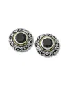 Samuel B. 18k & Silver 1.90 Ct. Tw. Onyx Studs