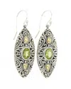 Samuel B. 18k & Silver 1.90 Ct. Tw. Peridot Earrings