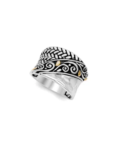 Samuel B. 18k & Silver Balinese Ring In Metallic