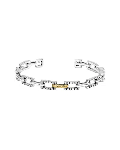 Samuel B. 18k & Silver Bangle In Metallic
