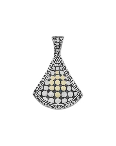 Samuel B. 18k & Silver Beaded Pendant Pendant In Silver And Gold