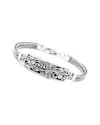 Samuel B. 18k & Silver Dragonfly Double Strand Bracelet