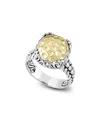Samuel B. Filigree Hammered Textured Ring