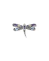 Samuel B. 18k & Silver Gemstone Dragonfly Pendant