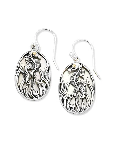 Samuel B. 18k & Silver Mother-of-pearl Earrings In Neutral