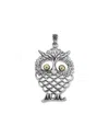 Samuel B. 18k & Silver Owl Pendant