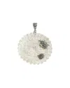 Samuel B. 18k & Silver Pearl Flower Pendant