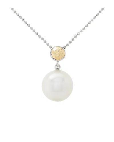 Samuel B. 18k & Silver Pearl Necklace In Metallic