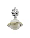 Samuel B. 18k & Silver Pearl Saturn Pendant