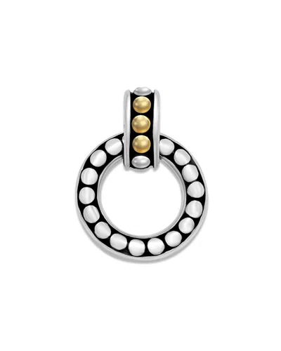Samuel B. 18k & Silver Reversible Pendant In Metallic
