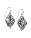 Samuel B. Two-tone Rhombus Drop Earrings