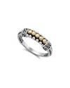 Samuel B. 18k & Silver Scrollwork Ring