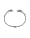 Samuel B. 18k & Silver Snake Bangle Bracelet