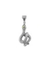 Samuel B. 18k & Silver Snake Pendant