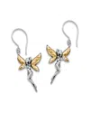 Samuel B. 18k Gold & Sterling Silver Fairie Drop Earrings