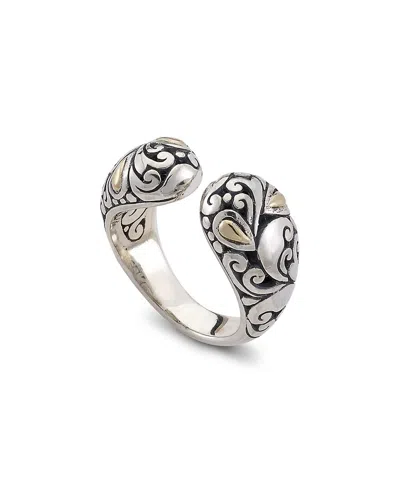 SAMUEL B. SAMUEL B. 18K OVER SILVER OPEN RING
