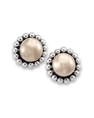 Samuel B. 18k Over Silver Round Earrings In Gold