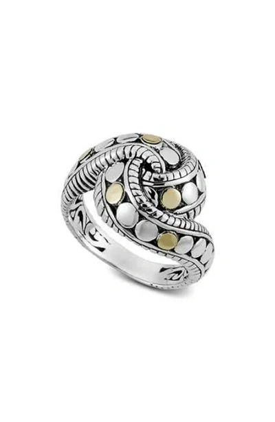 Samuel B. 18k Yellow Gold & Sterling Silver Knot Ring In Silver/gold