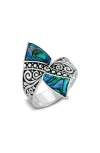 Samuel B. Silver Abalone Ring In Silver